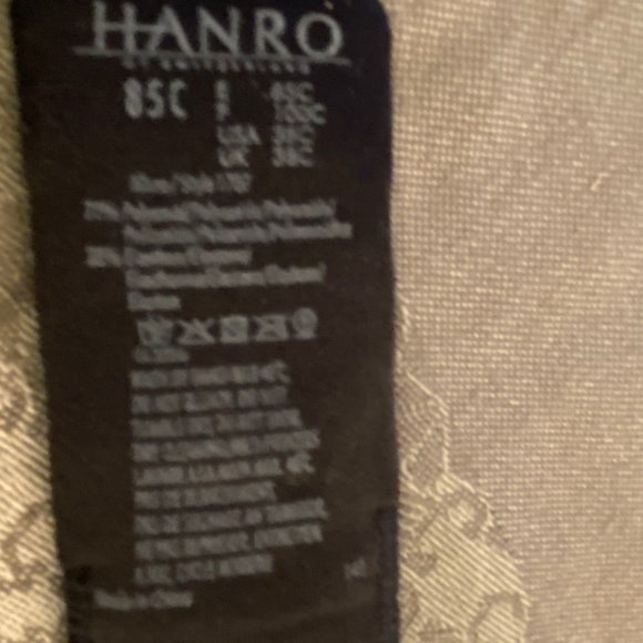 Hanro Allure T-Shirt Bra, Size 38C, Black, NWT - Picture 5 of 5